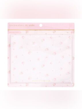 LoveShackFancy Pink Floral Mouse Pad with Rose Print